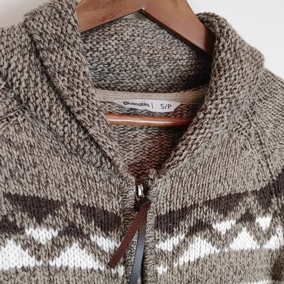 Bluenotes Sweater Womens Sz Sm Zipup. Wool blend - Picture 3 of 10